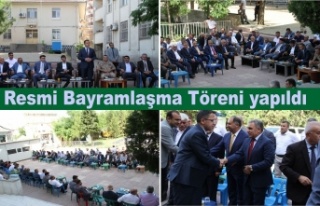 Resmi Bayramlaşma töreni yapıldı