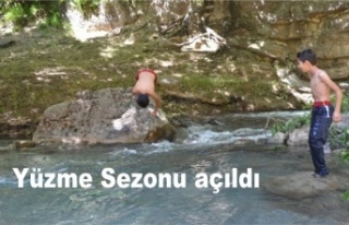 Yüzme sezonu açıldı