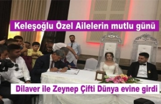 Dilaver ile zeynep Çifti Dünya evine girdi