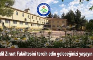 Ziraat fakültesini tercih edin