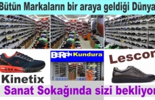 Berfin Kundura bütün markaların bir araya geldiği...