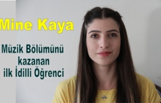 Mine Kaya İdilin İlk Müzik Bölümü Öğrencisi