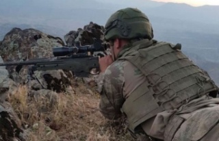 Operasyonda, silahlı 3 PKK’lı etkisiz hale getirildi.