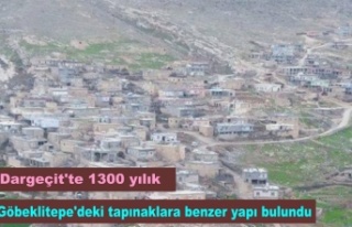 Dargeçit'te 1300 yılık Göbeklitepe'deki...