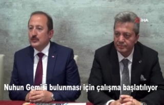 Nuh'un gemisinin bulunması için çalışma...