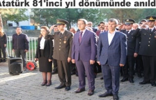 Atatürk 81’inci yıl dönümünde anıldı