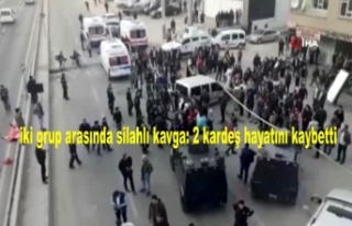 iki grup arasında silahlı kavga: 2 kardeş hayatını...