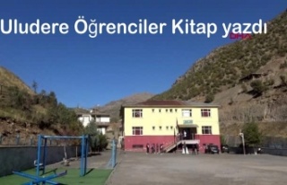 Uludere Öğrencileri Kitap yazdı