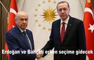 İddia: Erdoğan ve Bahçeli erken seçime gidecek