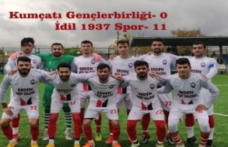 İdil 1937 Spor deplasmanda gol oldu yağdı