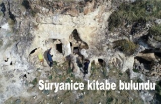 Süryanice kitabe bulundu