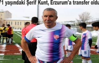 71 Yaşında  Erzurum'a transfer oldu