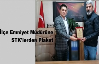 Emniyet Müdürüne STK'lerden Plaket