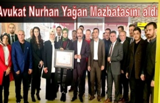 Nurhan Avukat Mazbatasını aldı