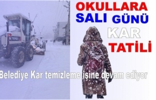 Okullar salı günü tatil