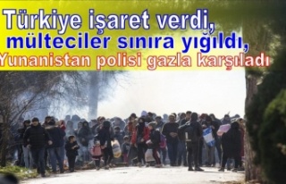Türkiye işaret verdi, mülteciler sınıra yığıldı,...