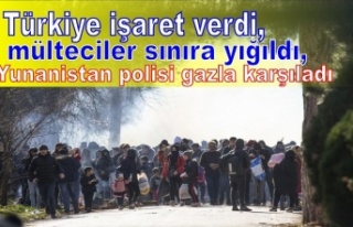 Türkiye işaret verdi, mülteciler sınıra yığıldı,...