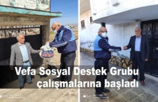 Vefa Destek gurubu çalışmaları başladı