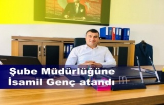 İsmail Genç, İlçe Milli Eğitim Müdürlüğü’nde...