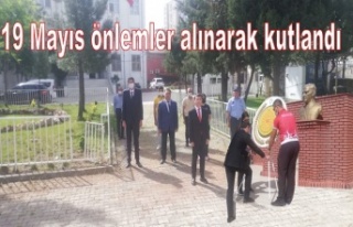 19 Mayıs önlemler alınarak kutlandı