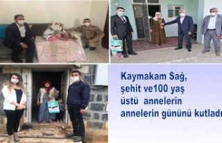 Kaymakam Sağ, şehit ve100 yaş üstü annelerin...