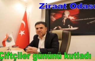 Ziraat Odası Çiftçiler gününü kutladı.