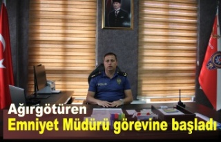 Emniyet Müdürü Barış Ağırgötüren görevine...