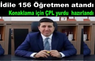 İdile 156 öğretmen atandı