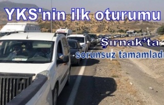 YKS sınavının ilk oturumu Şırnak'ta sorunsuz...