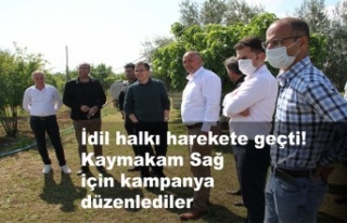 İdil halkı harekete geçti! Kaymakam Sağ için...