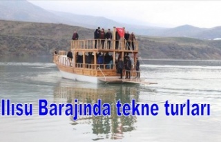 Ilısu Barajında Tekne turlarına ilgi