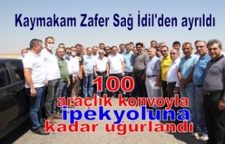 Kaymakam Zafer Sağ İdil’den ayrıldı