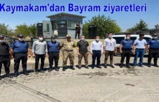 Kaymakam'dan Bayram ziyaretleri