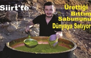 Siirt'te Ürettiği Bıttım Sabununu Dünyaya...