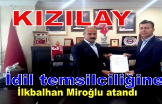 Kızılay İdil Kordinatörlüğüne ilkbalhan Miroğlu...