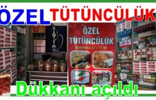 Özel Tütüncülük dükkanı açıldı