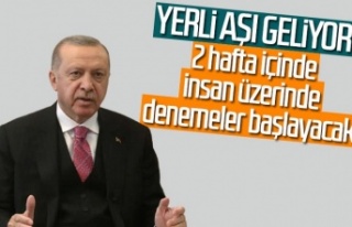 Cumhurbaşkanı Erdoğan: Yerli aşıda 2 hafta içinde...