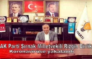 AK Parti Şırnak Milletvekili Rizgin Birlik koronavirüse...