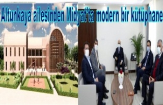 Altunkaya ailesinden Midyat'ta modern bir kütüphane