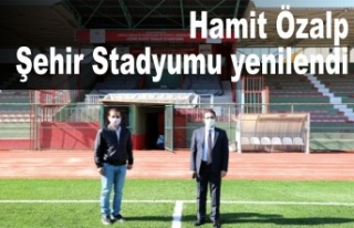 Cizre ilçesindeki Hamit Özalp Şehir Stadyumu...