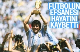 Diego Armando Maradona yaşamını yitirdi