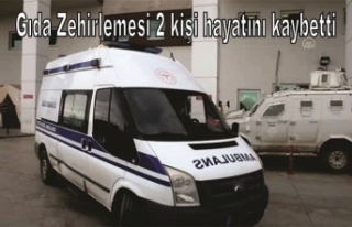 Gıda Zehirlemesi 2 kişi hayatını kaybetti