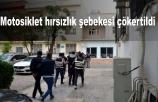 Motosiklet hırsızlık şebekesi çökertildi