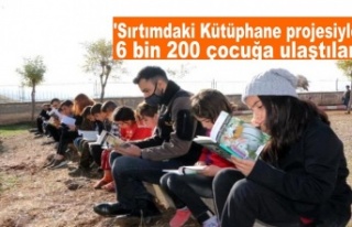 'Sırtımdaki Kütüphane projesiyle 6 bin 200...