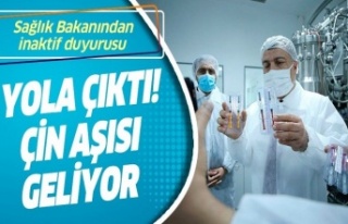 Çin'den gelecek inakif aşılarımız getirecek...