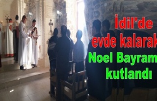 İdil'de Noel Bayramı evde kalarak kutlandı