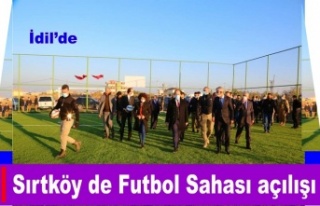 Sırtköy de Futbol Sahası açılışı
