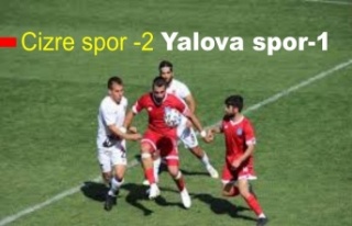 Cizre spor -2 Yalova spor-1