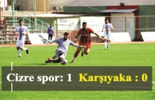 Cizrespor: 1 Karşıyaka: 0