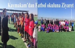 Kaymakam'dan Futbol okuluna Ziyaret